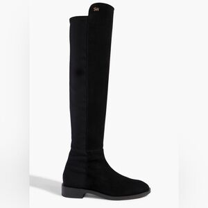 Stuart Weitzman Keelan neoprene and suede over-the-knee boots